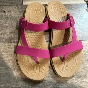 Croc sandals